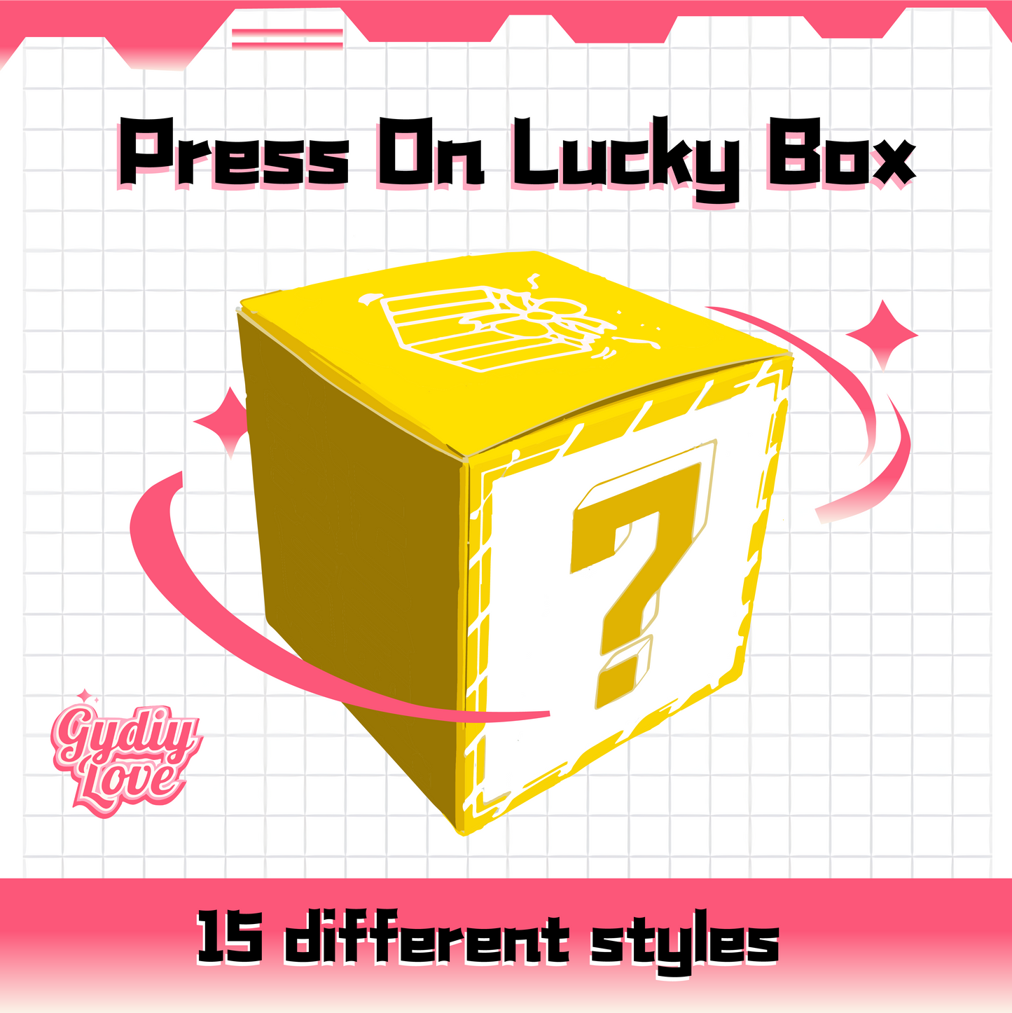 Press on nails 15 sets(open in LIVE)